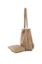 Zoozie Bags Bolso Bandolera Midi Visón con Flecos